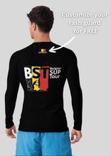 Load image into Gallery viewer, Belgian Sup Tour Black Rash Guard