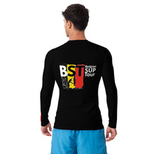 Load image into Gallery viewer, Belgian Sup Tour Men Rash Guard Black - Vincent