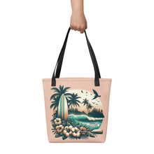 Load image into Gallery viewer, TS Pink Flowers Tote Bag