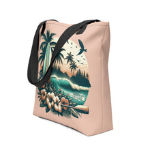 Load image into Gallery viewer, TS Pink Flowers Tote Bag