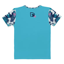 Load image into Gallery viewer, TS Blue Vahiné T-shirt Blue Summer