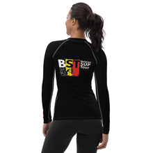Load image into Gallery viewer, Belgian Sup Tour Women Black Rash Guard