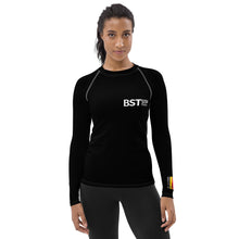 Load image into Gallery viewer, Belgian Sup Tour Women Black Rash Guard