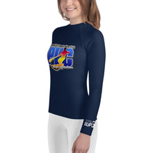 Load image into Gallery viewer, Lycra PVC Navy 8 à 16 ans