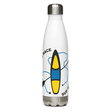 Load image into Gallery viewer, SUP My Race Stainless steel water bottle - white