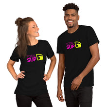 Load image into Gallery viewer, Official TS Unisex T-shirt Black Hotpink NeonYellow