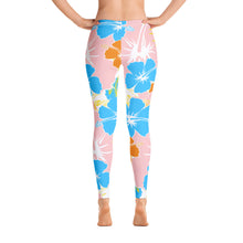 Load image into Gallery viewer, TS Blue Flowers Leggings