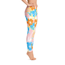 Load image into Gallery viewer, TS Blue Flowers Leggings