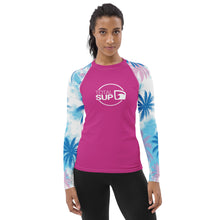 Load image into Gallery viewer, TS Lycra Pink Palmiers