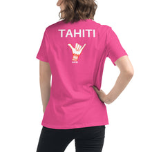 Load image into Gallery viewer, TS Tahiti Flag women T-shirt