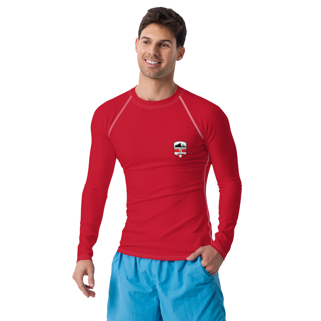 Savoie Paddle Club Men Rash Guard - red - RB logo