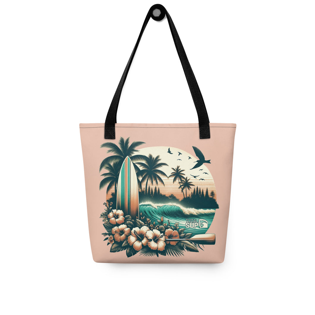 TS Pink Flowers Tote Bag