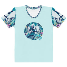 Load image into Gallery viewer, TS Blue Vahiné T-shirt Cyan
