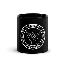 Load image into Gallery viewer, SUP My Race Shaka Mug Black
