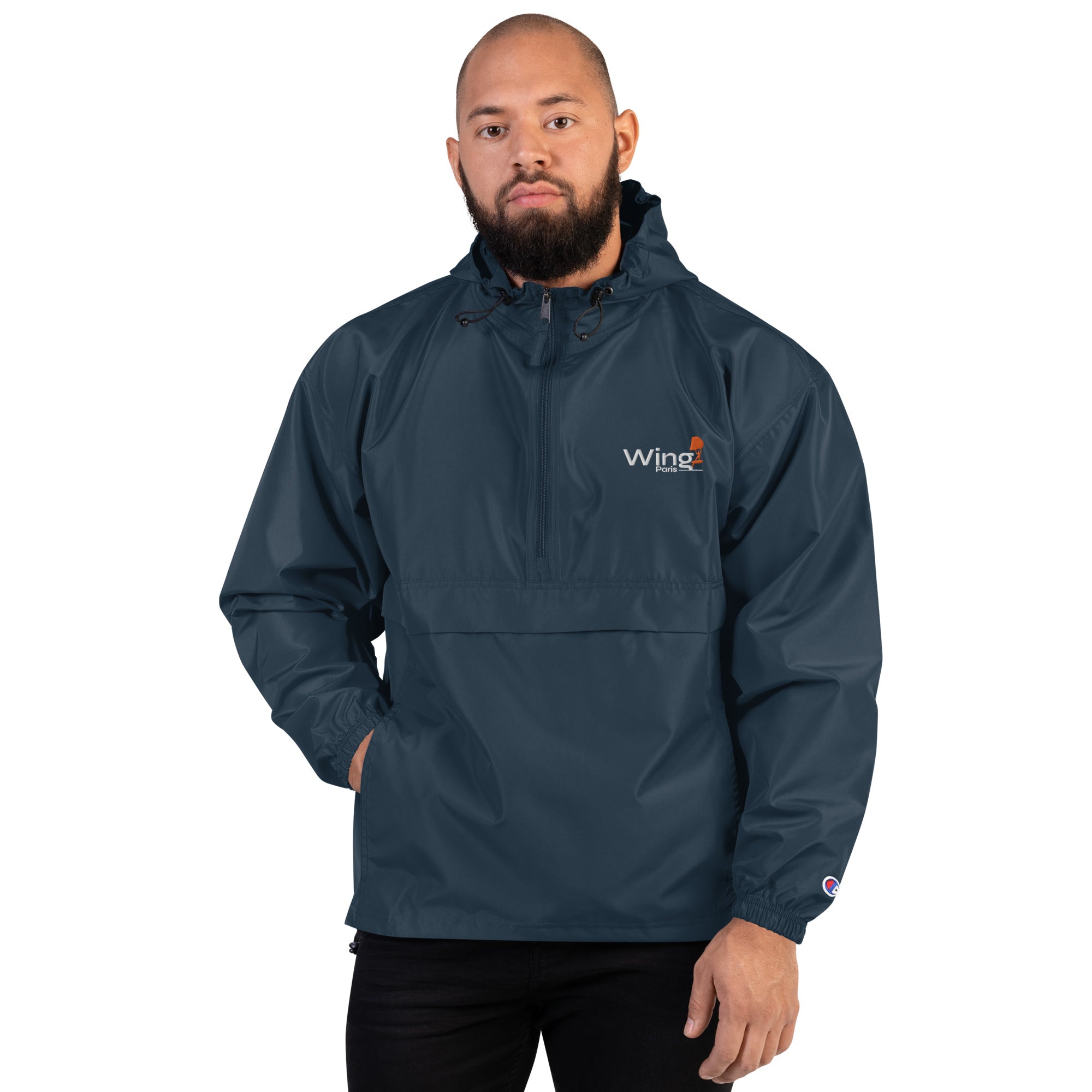 Mens Jackets Champion Windbreaker Black Buy Champion Mens Premium