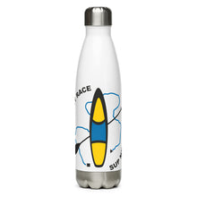 Load image into Gallery viewer, SUP My Race Stainless steel water bottle - white
