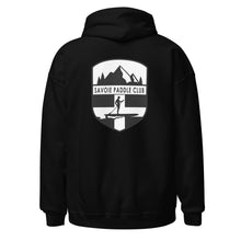 Load image into Gallery viewer, Savoie Paddle Club Unisex Hoodie - BW logo
