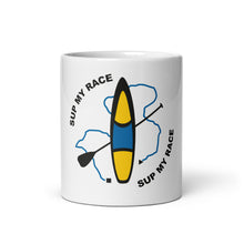 Load image into Gallery viewer, SUP My Race Mug White
