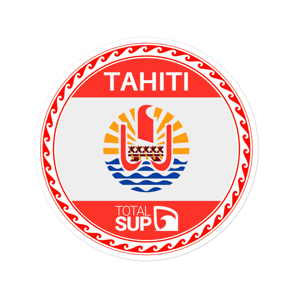 TS Tahiti Flag stickers
